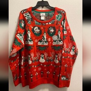 NEW! "LIGHT UP"Mickey Mouse Christmas Sweater Disney Parks 3x